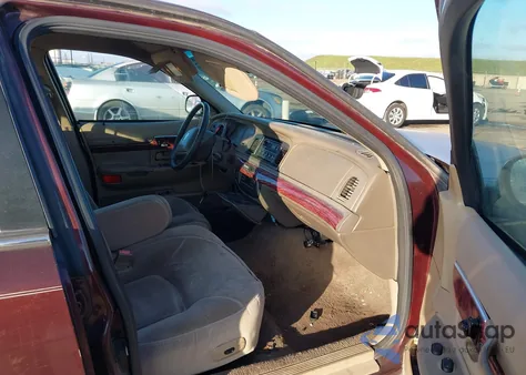 2001 Mercury Grand Marquis Ls из США, поврежденный, VIN 2MEFM75W01X688393